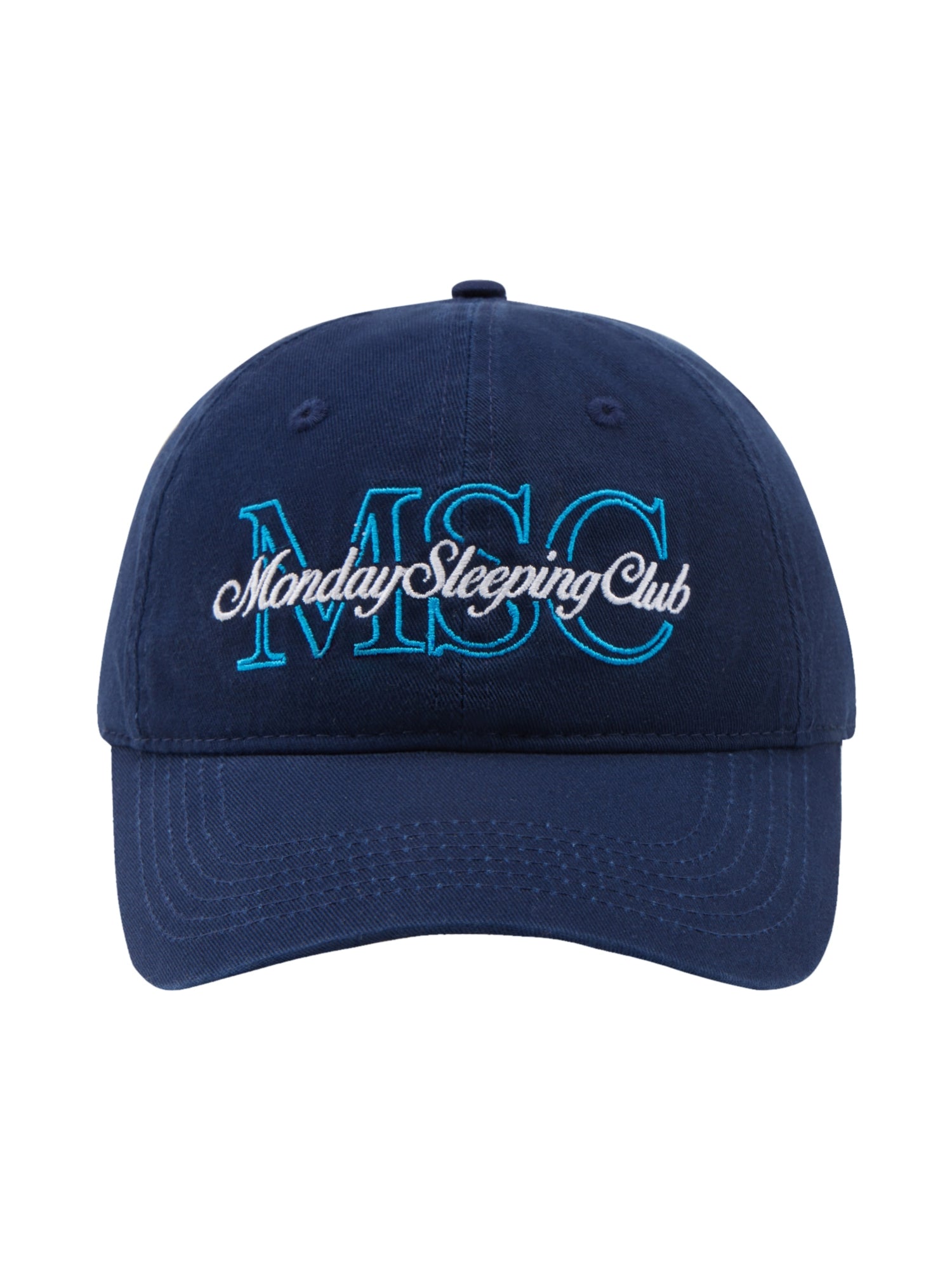 Monday Sleeping Club Embroidered Curved Brim Hat