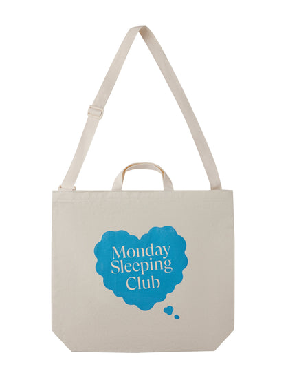 Monday Sleeping Club Dream Heart Print Tote Bag