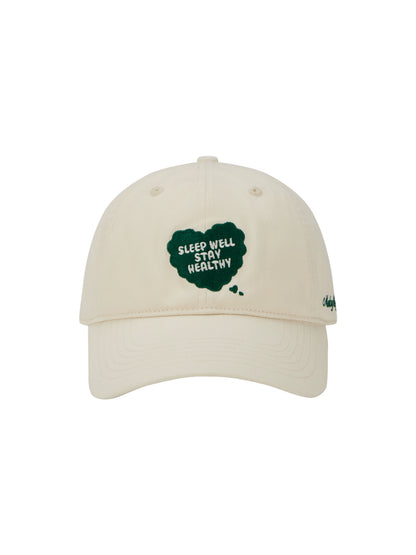 Monday Sleeping Club Heart-shaped Embroidered Baseball Cap