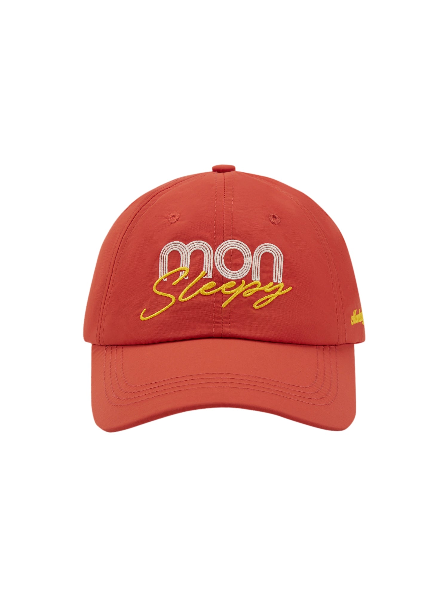 Monday Sleeping Club Lazy Combination Font Embroidered Baseball Cap