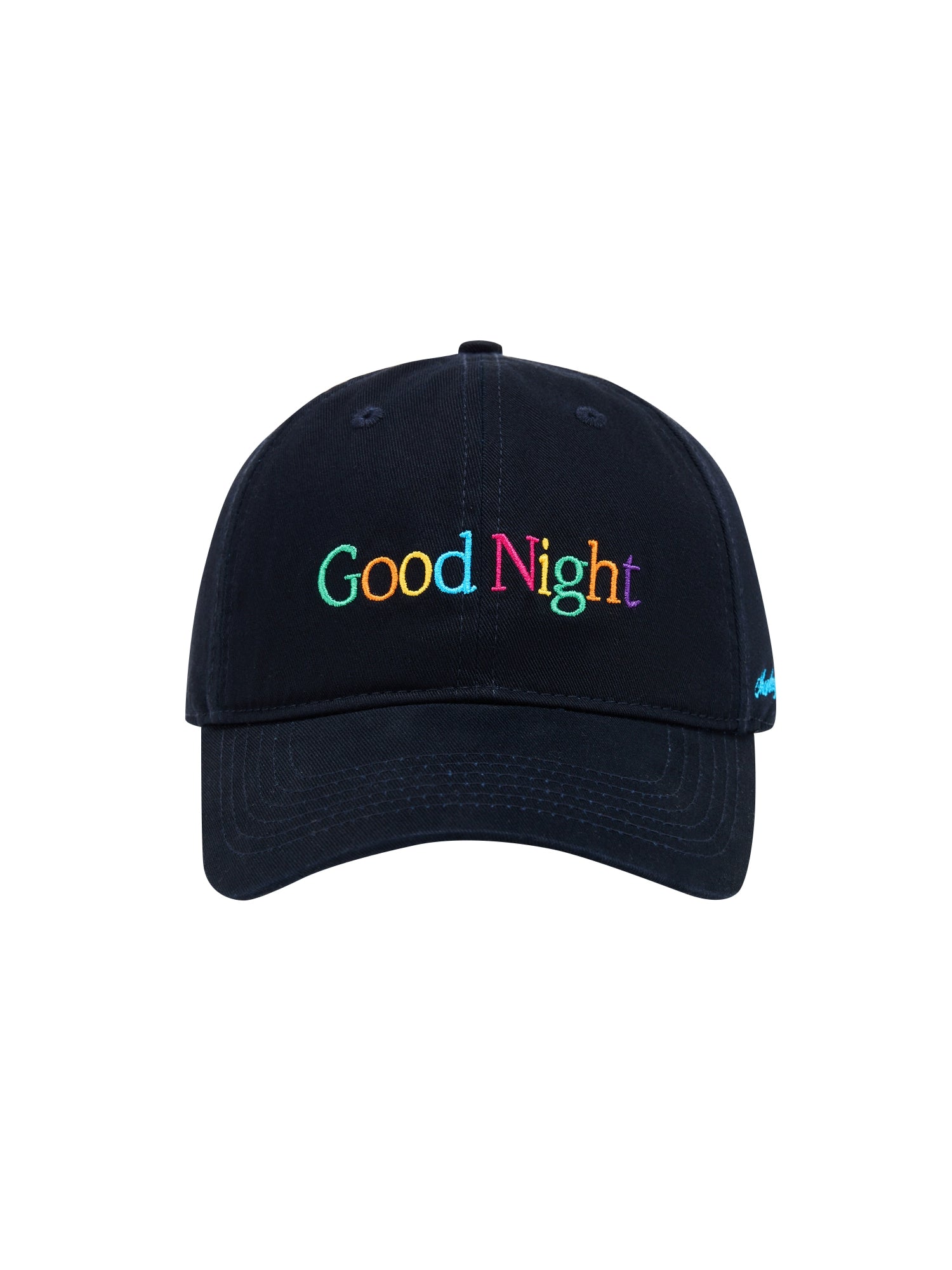 Monday Sleeping Club Day&Night Greetings Embroidered Baseball Cap