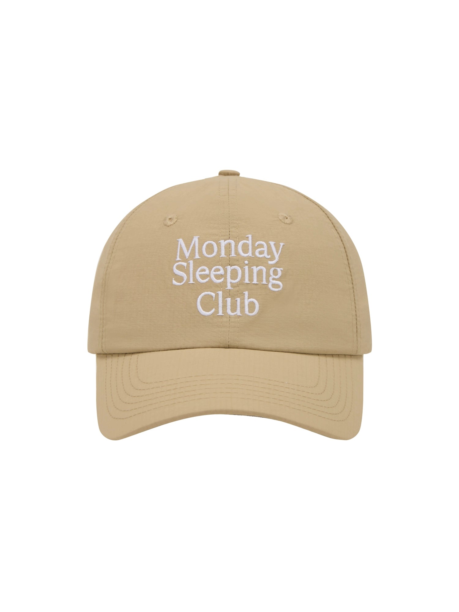 Monday Sleeping Club Standard Font Embroidered Nylon Baseball Cap