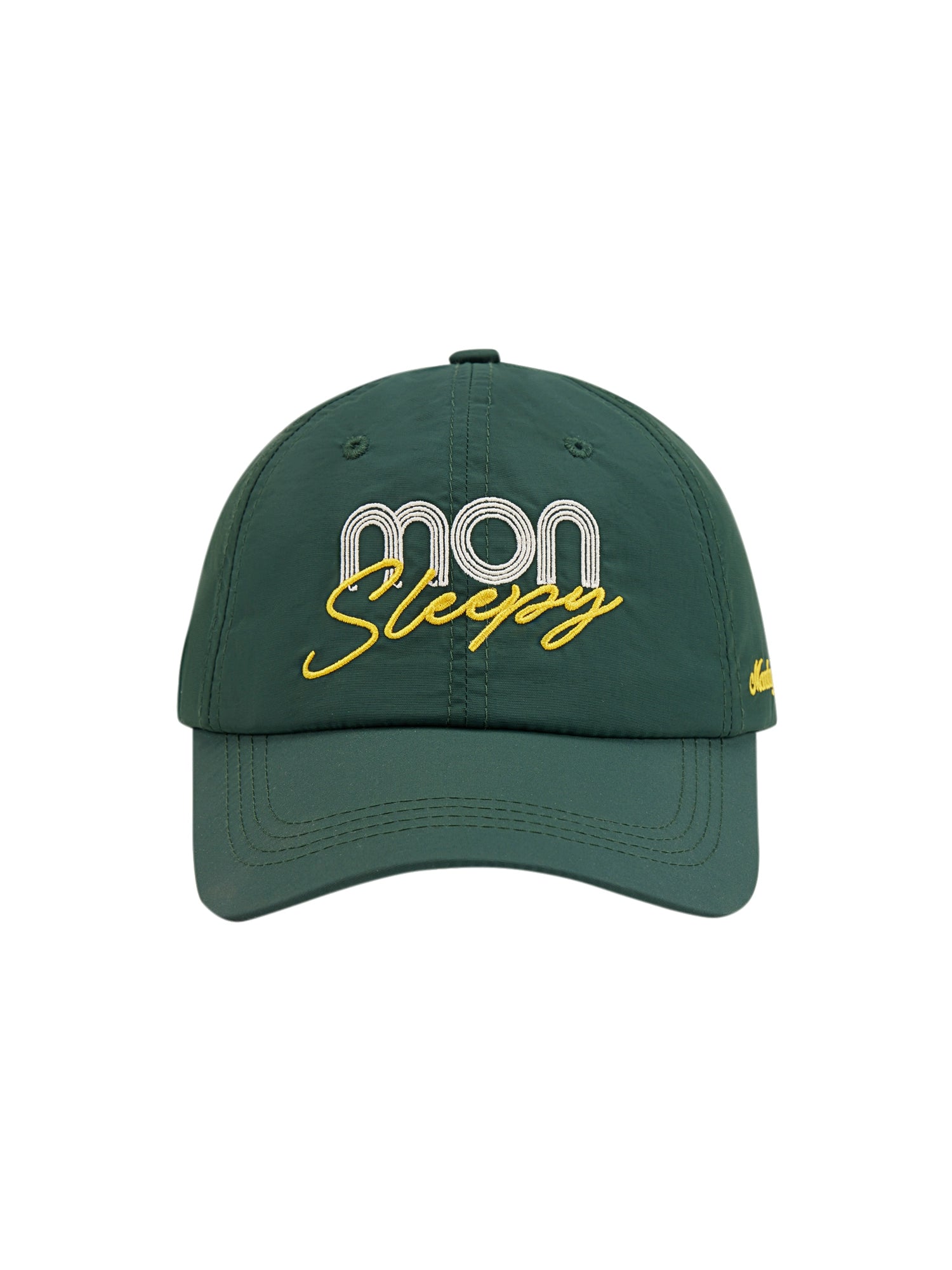 Monday Sleeping Club Lazy Combination Font Embroidered Baseball Cap