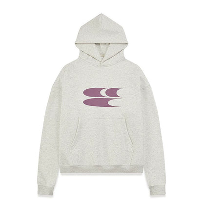 Crying Center Logo Print Thick Hoodie