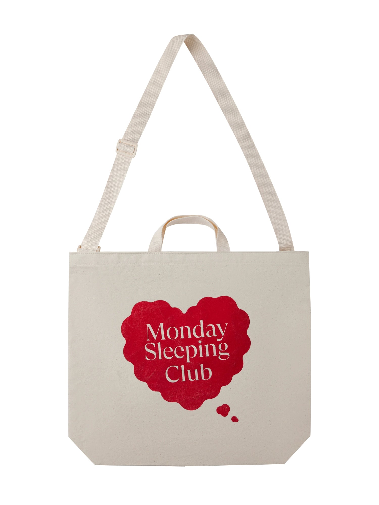 Monday Sleeping Club Dream Heart Print Tote Bag