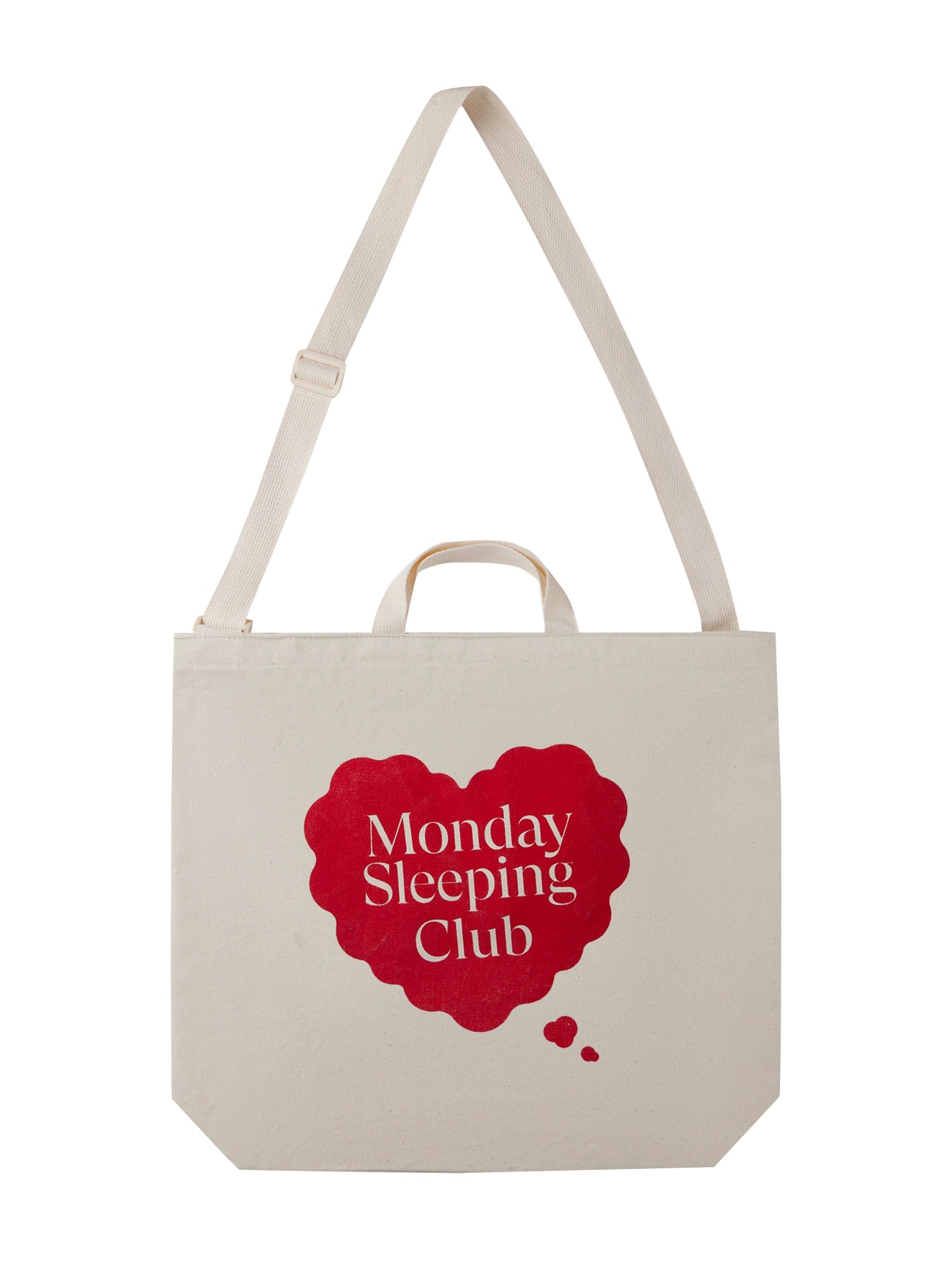 Monday Sleeping Club Dream Heart Print Tote Bag