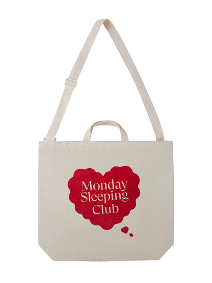 Monday Sleeping Club Dream Heart Print Tote Bag