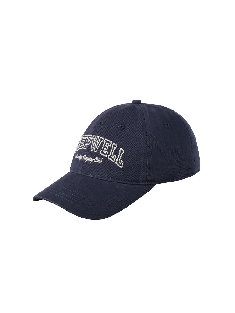 Monday Sleeping Club Academy Series Good Sleep Curved Slogan Embroidered Baseball Cap