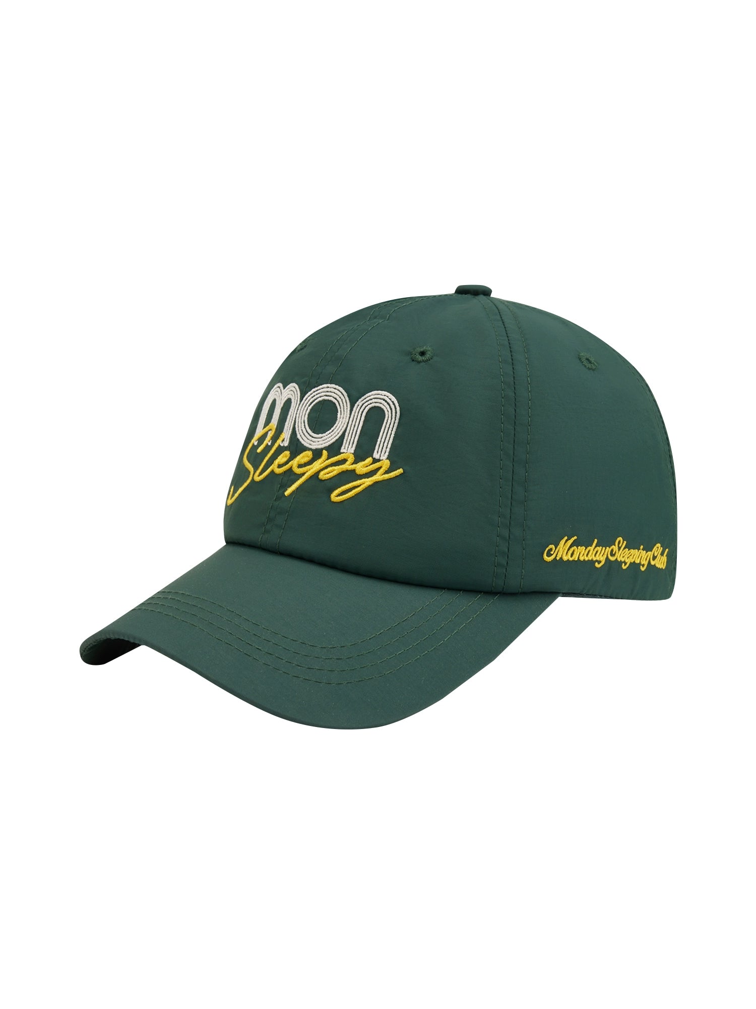 Monday Sleeping Club Lazy Combination Font Embroidered Baseball Cap