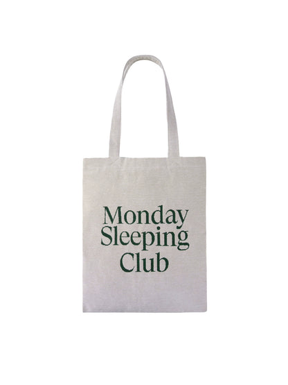 Monday Sleeping Club Watercolor Jacquard Fabric Satchel